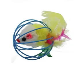 uniq-pets-zabawka-dla-kota-pilka-druciana-z-myszka-z-piorkiem-6cm