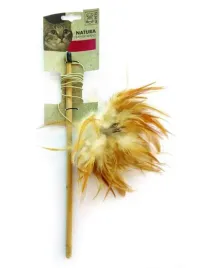 m-pets-natura-feather-wand-35cm-wedka-dla-kota