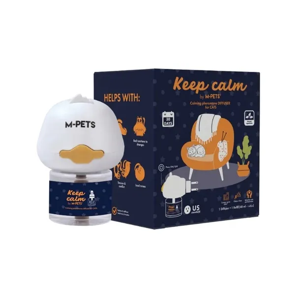 M-PETS KEEP CALM Dyfuzor z feromonami uspokajającymi dla kotów 48ml