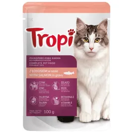 tropi-pelnoporcjowa-karma-kocia-saszetki-dla-doroslego-kota-z-lososiem-100g
