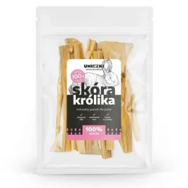 uniszki-skora-krolika-100g-naturalny-gryzak-dla-psow