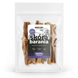 uniszki-skora-barania-100g-twardy-naturalny-gryzak-dla-psa