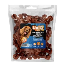 uniq-pets-miekkie-kostki-z-kaczki-500g-przysmaki-dla-psa
