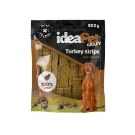 ideapet-craft-paski-z-indyka-500g-monoproteinowe-przysmaki-dla-psa