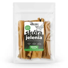 uniszki-skora-jelenia-100g-twardy-naturalny-gryzak-dla-psa