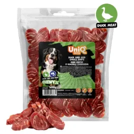 uniq-pets-przysmaki-dla-psa-chewy-500g-mini-chipsy-z-kaczka-i-dorszem