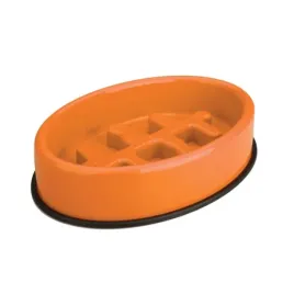 m-pets-fishbone-slow-bowl-pomaranczowa-miska-spowalniajaca