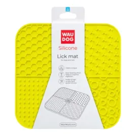 waudog-silicone-mata-do-lizania-spowalniajaca-jedzenie-zolta
