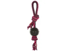 m-pets-twist-prickly-ball-42cm-zabawka-szarpak-z-pilka-dla-psa