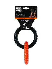 m-pets-ring-king-double-pomaranczowo-czarny-zabawka-dla-psa