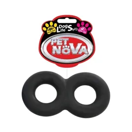 pet-nova-podwojne-ringo-czarne-22cm-aromat-wanilla-zabawka-dla-psa