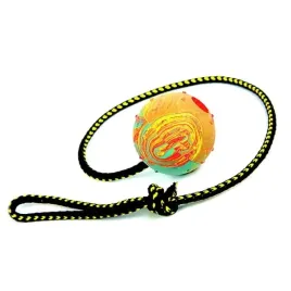 dingo-pilka-aportowa-na-sznurku-mala-sznurek-60-cm