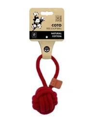m-pets-coto-loop-ball-6-5-cm-czerwona-bawelniana-zabawka-dla-psa