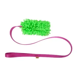 dingo-szarpak-mop-na-dlugiej-tasmie-dl-130-cm-zielony-raczka-rozowa