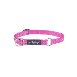 amiplay-obroza-polzaciskowa-reflective-rozowa-rozm-m