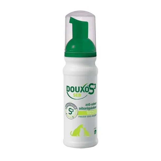 DOUXO S3 SEB MOUSSE 150 ML pianka regulująca sebum dla psa i kota