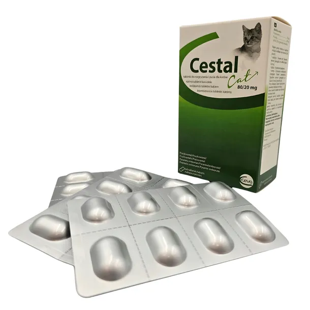 CESTAL Cat – Tabletka na odrobaczanie dla kota 8szt.