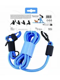 m-pets-gentle-dog-smycz-regulowana-dla-psa-hands-free-niebieska