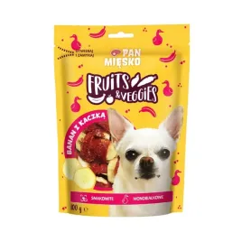 pan-miesko-fruits-and-veggies-banan-z-kaczka-100g-przysmak-dla-psa