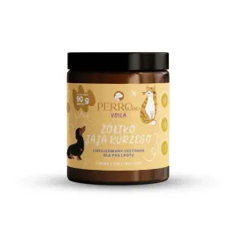 perroland-voila-zoltko-jaja-kurzego-90g-liofilizowany-przysmak-dla-psa-kota