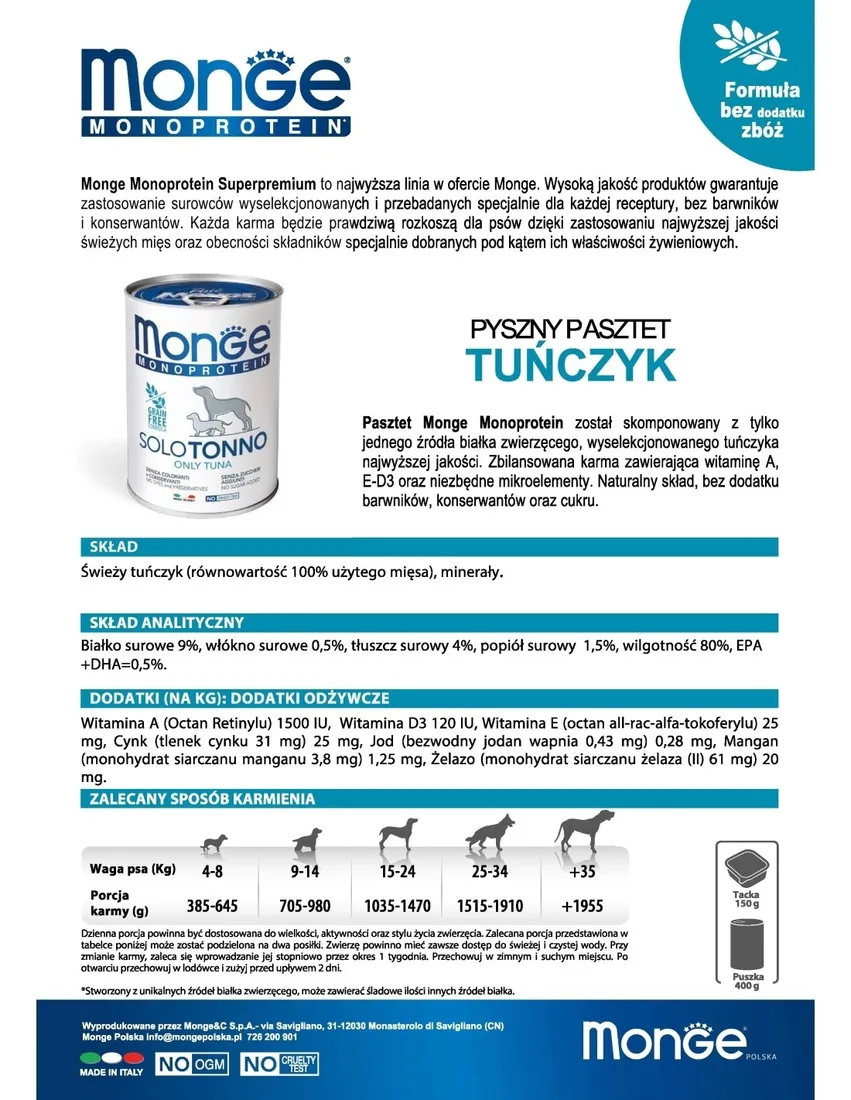 monge-dog-solo-tunczyk-400g