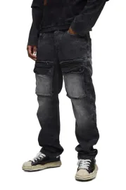 boohooman-meskie-jeansy-proste-z-kieszeniami-i-zamkami-czarne-32-z3a