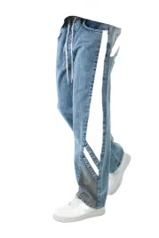 boohooman-meskie-jeansy-proste-niebieskie-z-bialymi-paskami-m-z3a