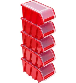 5x-pojemnik-z-otwierana-klapka-npkl10-czerwony-kuweta-zamykana-ktr23f