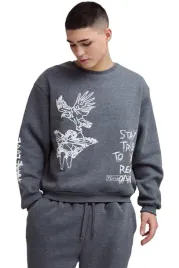boohooman-bluza-meska-szara-melanz-z-nadrukiem-i-dlugim-rekawem-z3a