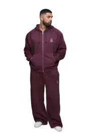 boohooman-dresy-komplet-meski-plus-size-bordowy-z-nadrukiem-xxl-z3a