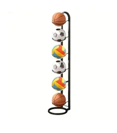 stojak-na-6-pilek-polka-organizer-przechowywanie-pilek-pionowy-czarny