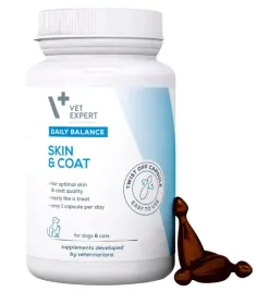 vetexpert-skinandcoat-suplement-skora-siersc-pies-kot-50-kapsulek-twist-off
