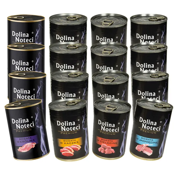 Dolina Noteci Premium Mix Smaków Mokra Karma Dla Kota 16x400g