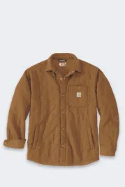 koszula-carhartt-rain-defender-quilted-brown