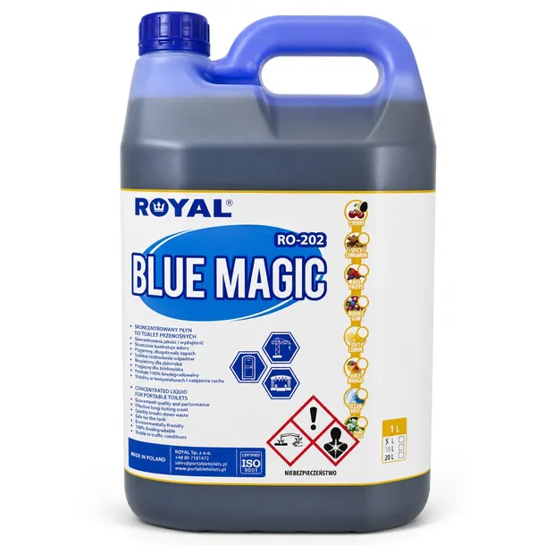 Royal Blue Magic 5L - Koncentrat Deodoryzujący Do Toalet