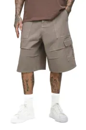 boohooman-szorty-meskie-klasyczne-bezowe-z-kieszeniami-cargo-34-z3a
