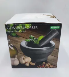mozdzierz-granitowy-z-tluczkiem-kuchenny-duzy-kesper-71501-16-x-8-cm