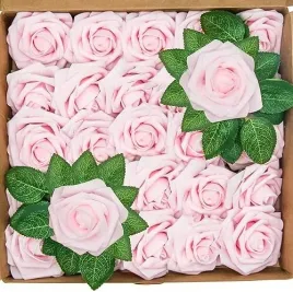 vous-50-sztuk-sztuczne-rozowe-piankowe-roze-z-lodyga-18-cm-realistyczne