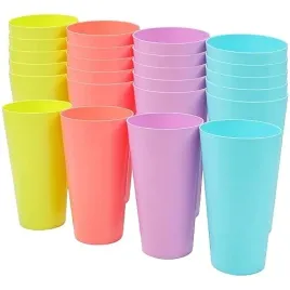 vous-kolorowe-plastikowe-kubki-24-stuk-600-ml-kubki-wielokrotnego-uzytku