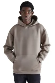 boohooman-bluza-meska-z-kapturem-bezowa-gladka-100percent-poliester-z3a