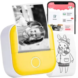 phomemo-t02-mini-drukarka-termiczna-do-notatek-etykiet-zolta-naklejki