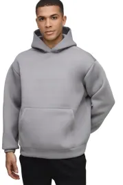 boohooman-bluza-meska-z-kapturem-szara-gladka-dlugi-rekaw-z3a