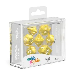 oakie-doakie-dice-rpg-set-marble-zolty-zestaw-7-kosci