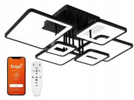 lampa-led-plafon-sufitowa-wiszaca-6-x-kwadrat-czarna-z-pilotem-58-w