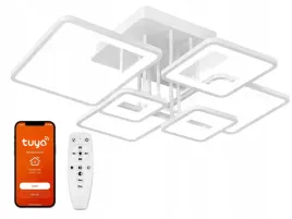 lampa-led-plafon-sufitowa-wiszaca-6-x-kwadrat-biala-z-pilotem-58-w