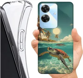 etui-altreo-na-realme-note-60-plecki-case-wzory-zolw-zolwiki