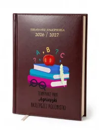 kalendarz-nauczycielski-2026-2027-bordowy-dla-nauczyciela-polonistka-imie
