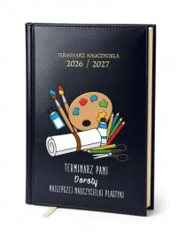 kalendarz-nauczycielski-2026-2027-granatowy-dla-nauczyciela-plastyki-imie