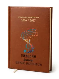kalendarz-nauczycielski-2026-2027-brazowy-dla-nauczyciela-muzyki-imie