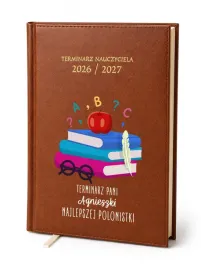 kalendarz-nauczycielski-2026-2027-brazowy-dla-nauczyciela-polonistka-imie